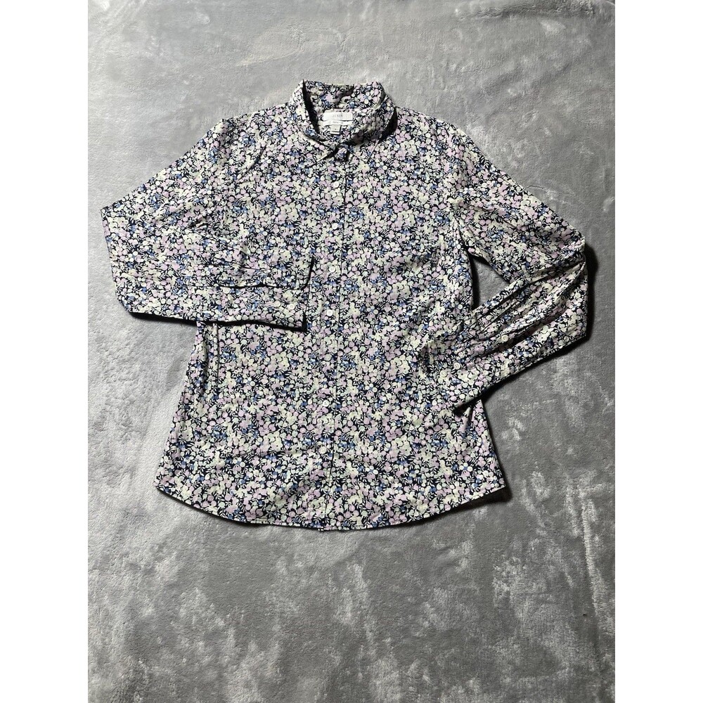 J.CREW Perfect Button Up Shirt Floral Women’s Size 6